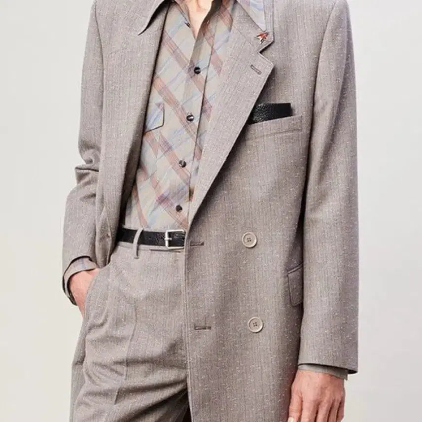 [BUNJANG] 르메르 Western Check Shirt 48 / 르메르 웨스턴 체크 셔츠 48사이즈