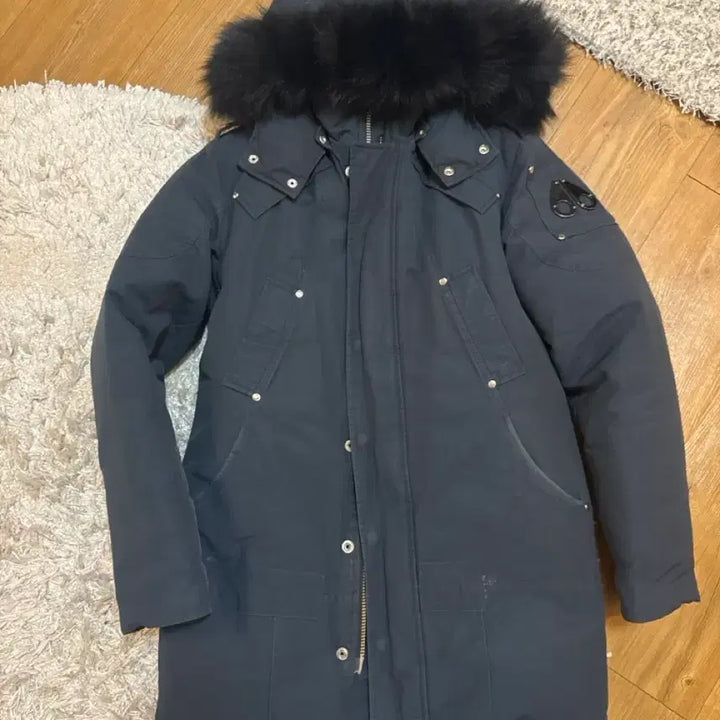 [BUNJANG] Moose Knuckles Black Fur Down Padded Jacket / 무스너클 블랙퍼 다운 패딩 95
