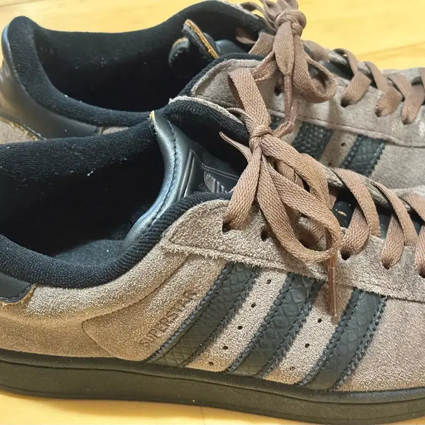 [BUNJANG] Adidas Superstar 2 Brown Core Black Sneakers / 아디다스 슈퍼스타 2 브라운 코어 블랙 260사이즈 판매합니다