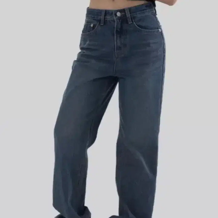 [BUNJANG] Autumn Wide Denim Pants / 옷 벼룩 어텀 와이드 데님 팬츠