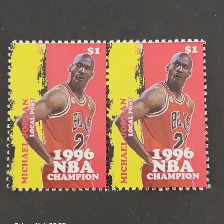 [BUNJANG] Michael Jordan Commemorative Stamp / 1996년 미국NBA농구계 황제 마이클조던기념 우표 MICHAEL JO