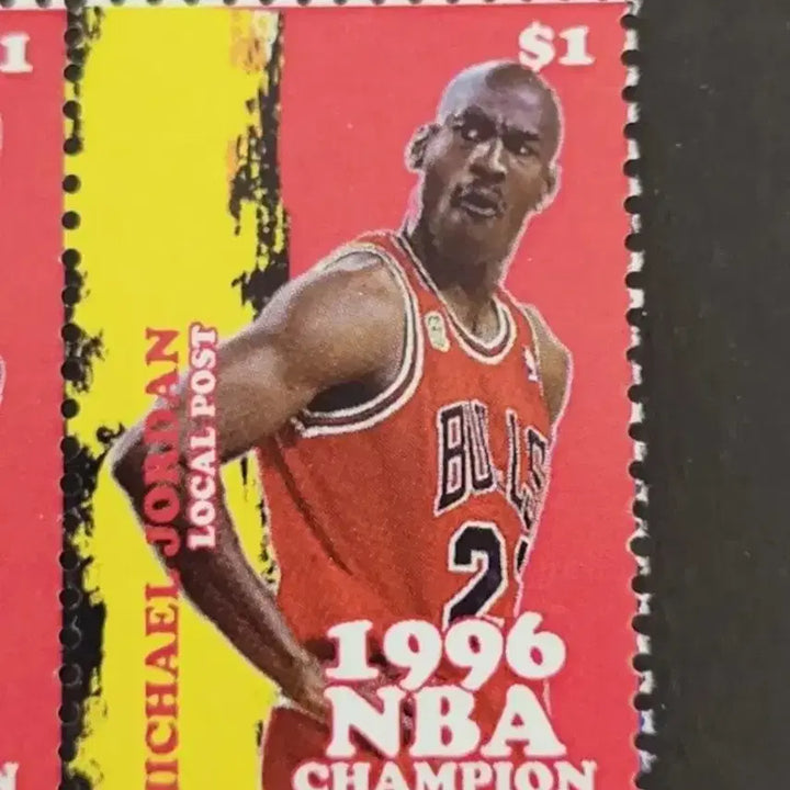 [BUNJANG] Michael Jordan Commemorative Stamp / 1996년 미국NBA농구계 황제 마이클조던기념 우표 MICHAEL JO