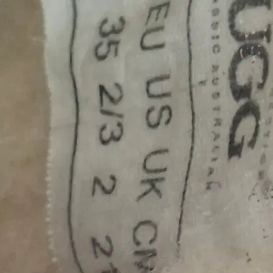 [BUNJANG] UGG Pink Jelly Boots / 210 UGG 어그 핑크 젤리 부츠