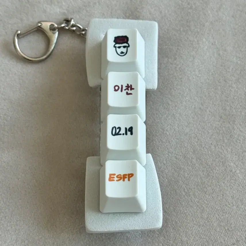 [BUNJANG] DKB LeeChan EMOTION Japan Pop-Up MD Keycap Keyring / 다크비 이찬 EMOTION 일본 팝업 엠디 키캡키링
