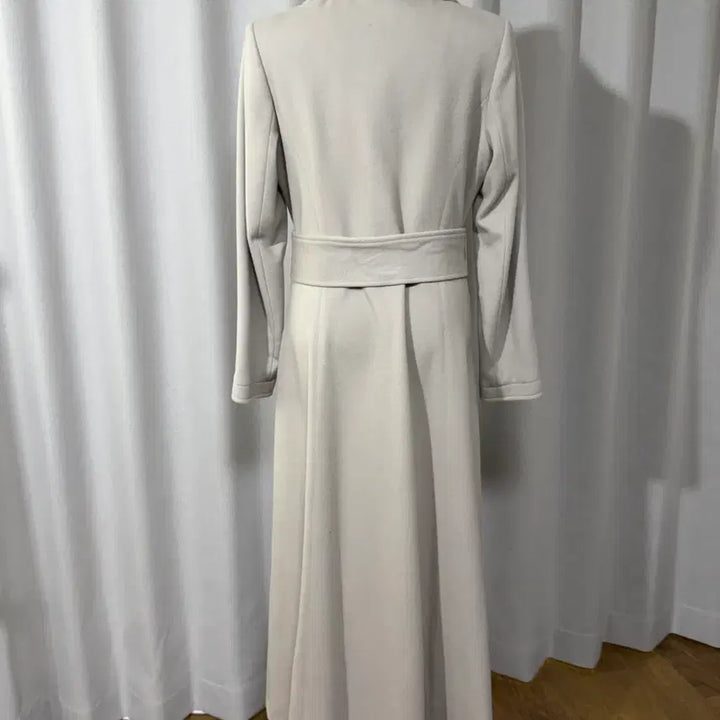 [BUNJANG] CREM38 Julia Redingote Beige Long Coat / [CREM38] 크램38 줄리아 르댕고트 베이지 롱코트 - 미착용 새상품