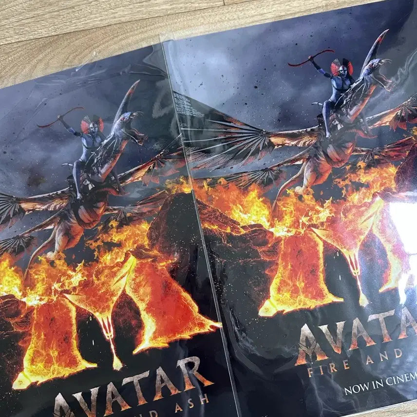 [BUNJANG] Avatar: The Fire and Water Poster Bundle Set / (2장 가격!!) 아바타: 불과 재 포스터 일괄판매