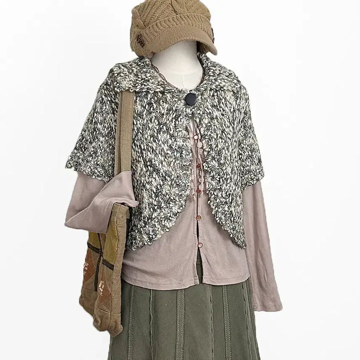 [SOLD OUT] 일본빈티지 콩단추 레이스라인 버튼업 긴팔티가디건 인디핑크 모리걸하구미룩