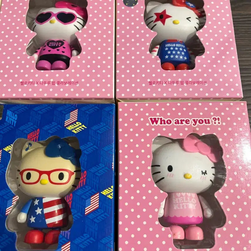 [BUNJANG] Hello Kitty Limited Edition Figure Set / 고전 헬로키티 HELLO KITTY 한정판 피규어 세트