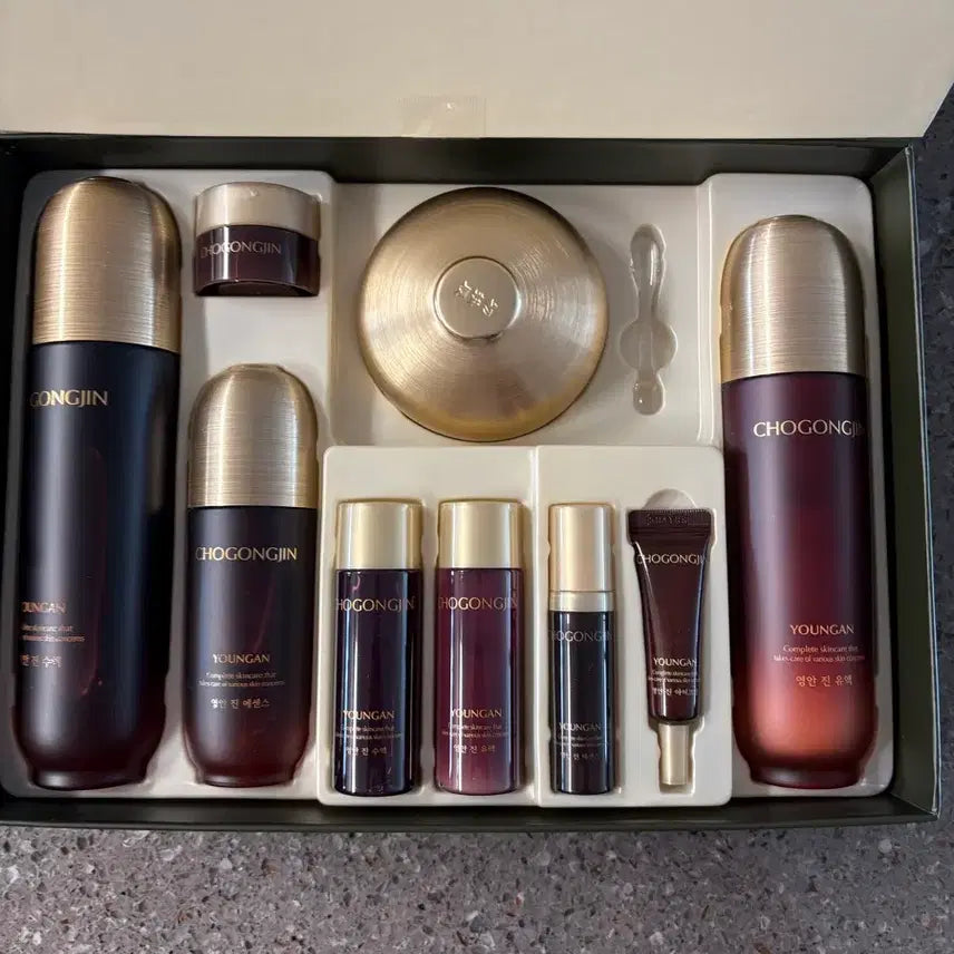 [BUNJANG] Chogongjin Youngan Basic 4-Piece Skincare Set / 초공진 영안 기초 4종 세트