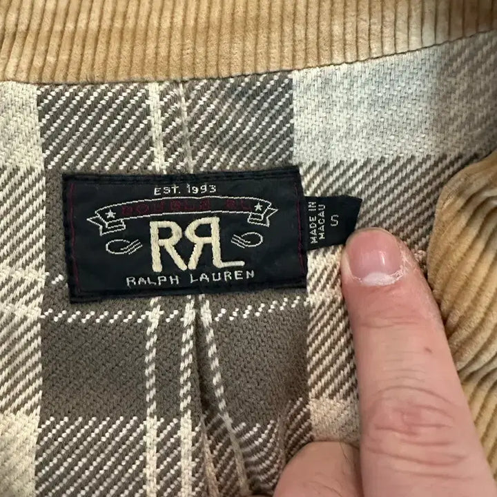 [BUNJANG] RRL Corduroy Jacket / (마지막 가격인하)더블알엘 스몰사이즈 골덴마이