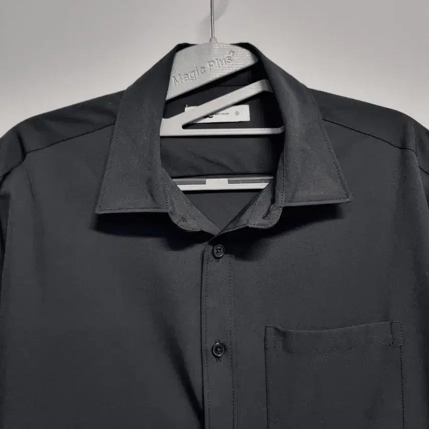 [BUNJANG] Vintage Black Men's Long Sleeve Shirt / 빈티지 블랙 남성 긴팔 셔츠