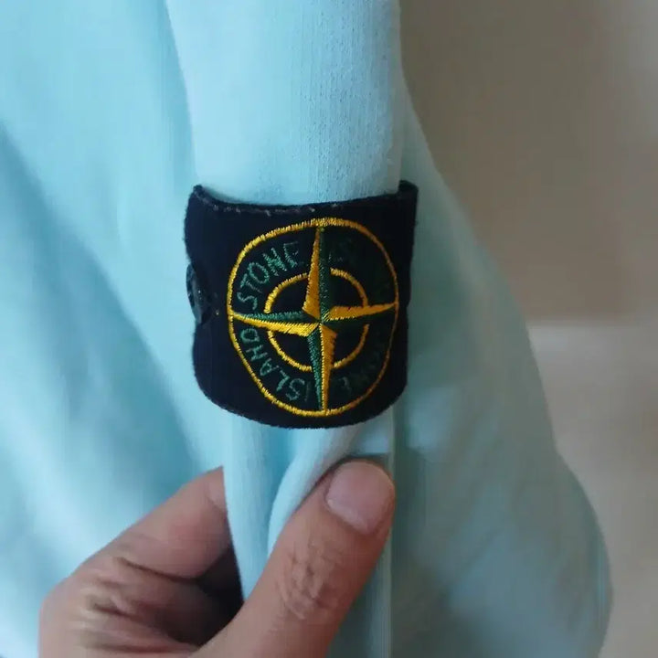 [BUNJANG] Stone Island Mint Green XL Sweatshirt / 스톤아일랜드 맨투맨 정품 민트색 XL