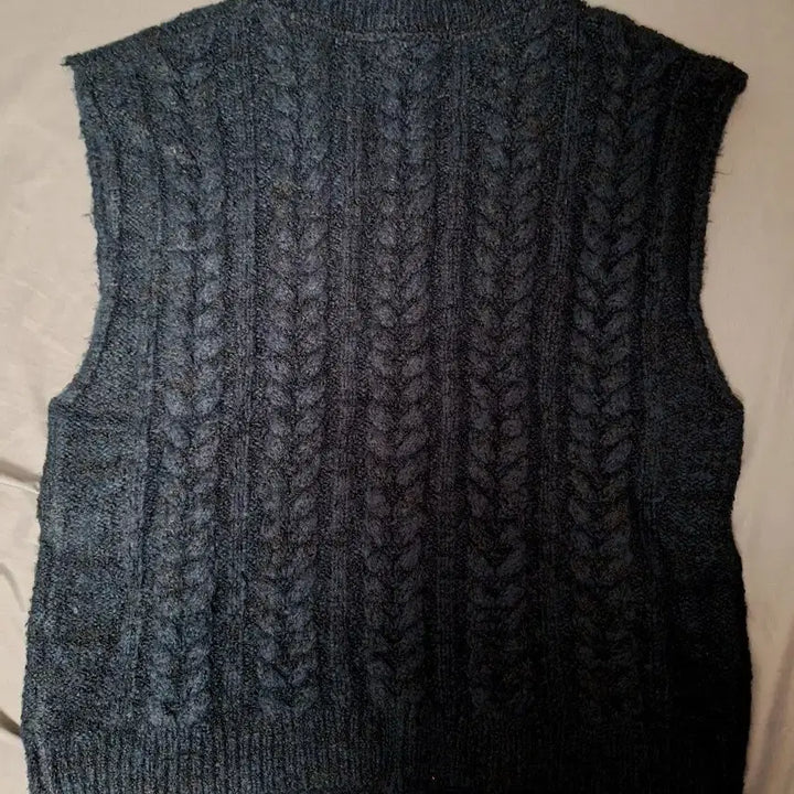 [BUNJANG] Tommy Hilfiger Cable Badge Vest / 타미힐피거 케이블 뱃지 베스트 조끼 새상품 팝니다