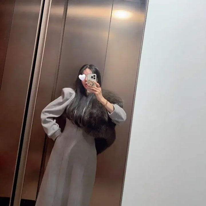 [BUNJANG] Mini Me Fur Vest (Khaki Brown) / 미니미 퍼 조끼(카키브라운 1장)