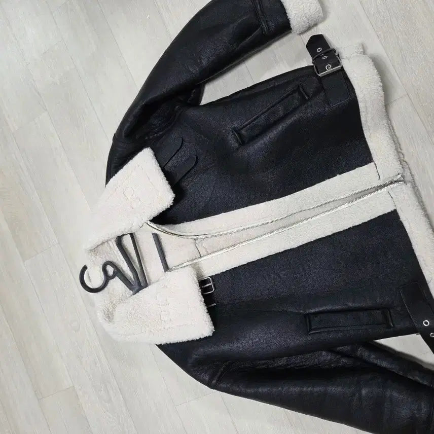 [BUNJANG] Women's Faux Fur Jacket / 블랙 무스탕 퍼 자켓 여성용