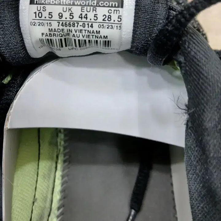 [BUNJANG] Nike Sneakers Black/Lime 285mm / 나이키 운동화 블랙/형광 285사이즈