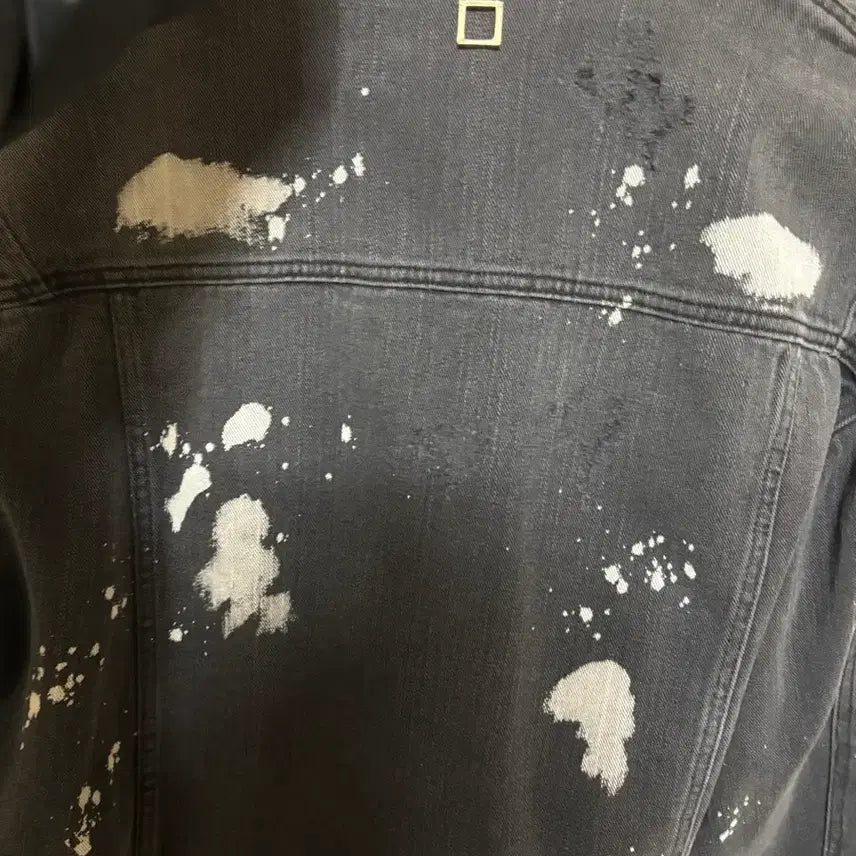 [BUNJANG] Wooyoungmi Painting Denim Jacket / 우영미 페인팅 데님자켓