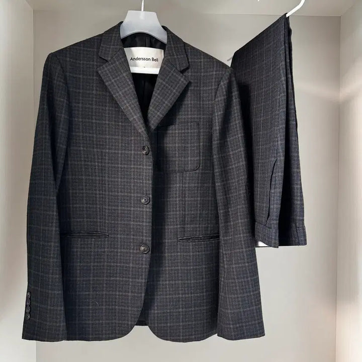 [BUNJANG] Andersson Bell Check Blazer Set / 앤더슨벨 체크 블레이저 셋업 판매합니다
