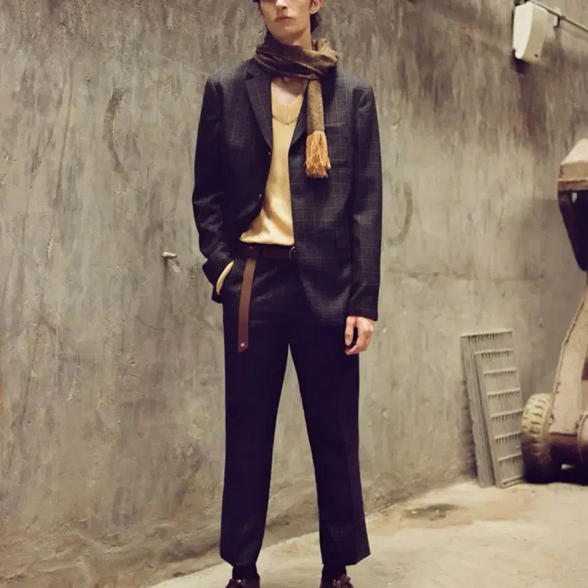 [BUNJANG] Andersson Bell Check Blazer Set / 앤더슨벨 체크 블레이저 셋업 판매합니다