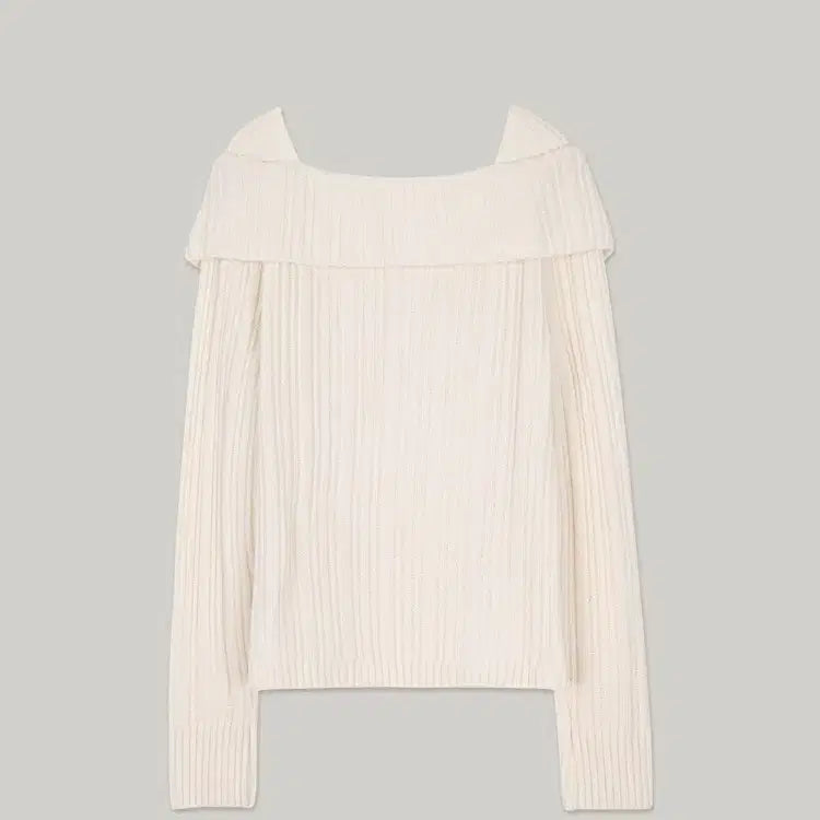 [BUNJANG] Our Comos Off-Shoulder Knit Cardigan (Ivory, New) / 아워코모스 오프숄더 니트 가디건 아이보리 새상품