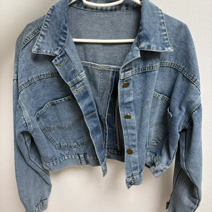 [BUNJANG] Cropped Denim Jacket / 크롭 청자켓