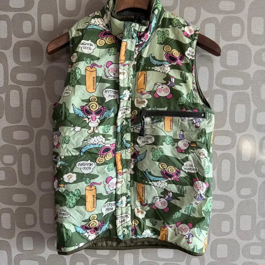 [BUNJANG] HYSTERIC GLAMOUR Reversible Padded Vest / HYSTERIC GLAMOUR 히스테릭 글래머 리버시블 패딩 베스트 조끼