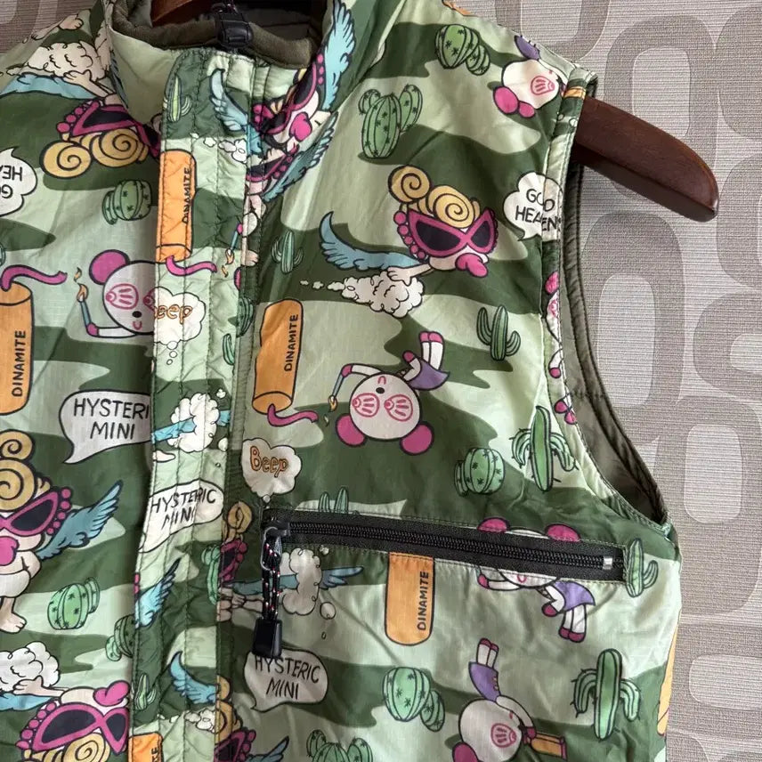 [BUNJANG] HYSTERIC GLAMOUR Reversible Padded Vest / HYSTERIC GLAMOUR 히스테릭 글래머 리버시블 패딩 베스트 조끼