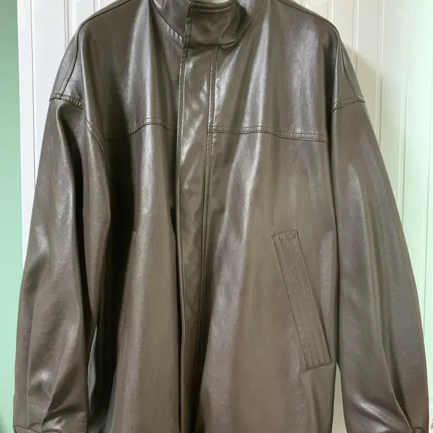 [BUNJANG] Sijoo Leather Jacket / 시야주 레더자켓