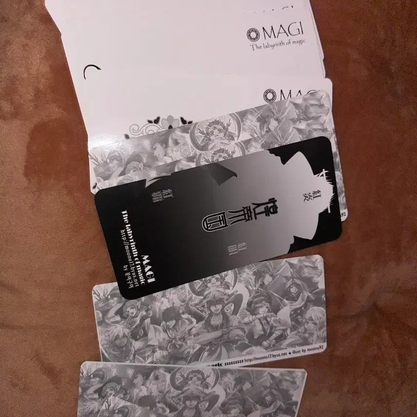 [BUNJANG] Magi Character Card Set / 마기 MAGI 캐릭터 카드 굿즈