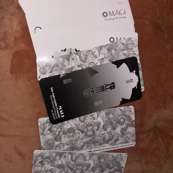 [BUNJANG] Magi Character Card Set / 마기 MAGI 캐릭터 카드 굿즈