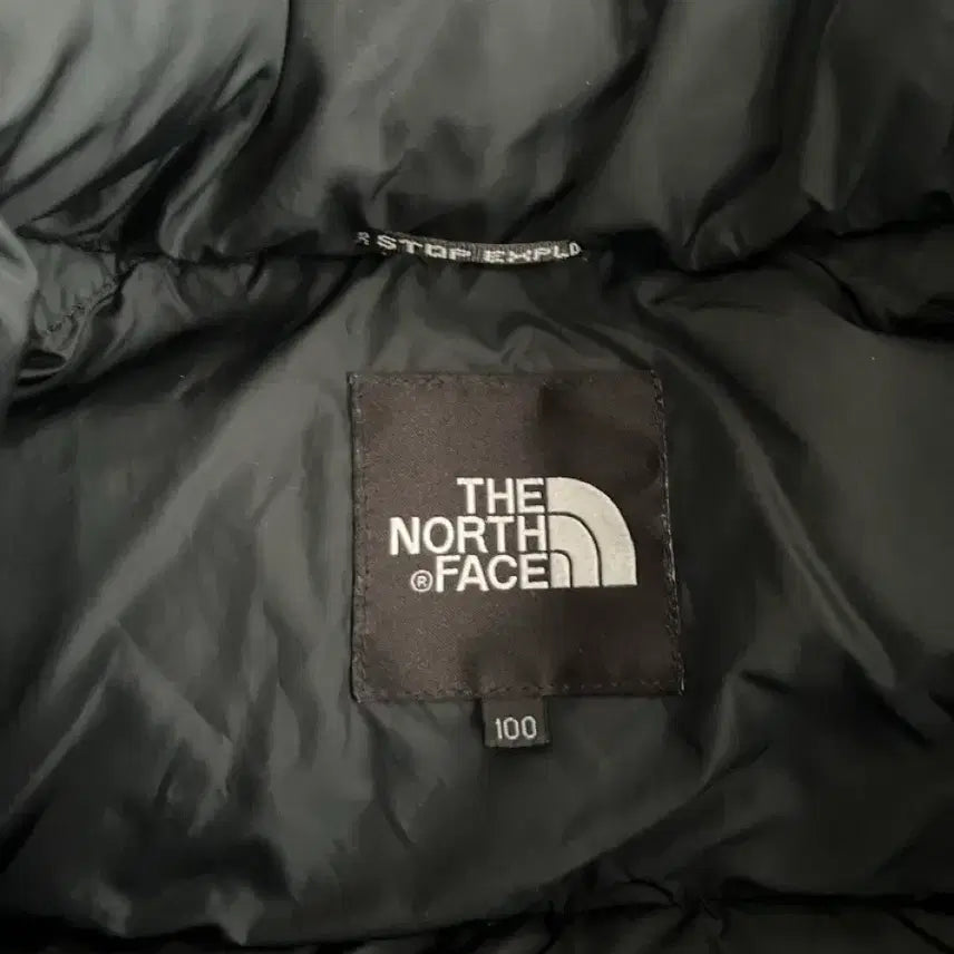 [BUNJANG] The North Face 700 Chocolate Brown Padded Vest / 100) 노스페이스 700 초코브라운 패딩 조끼 베스트
