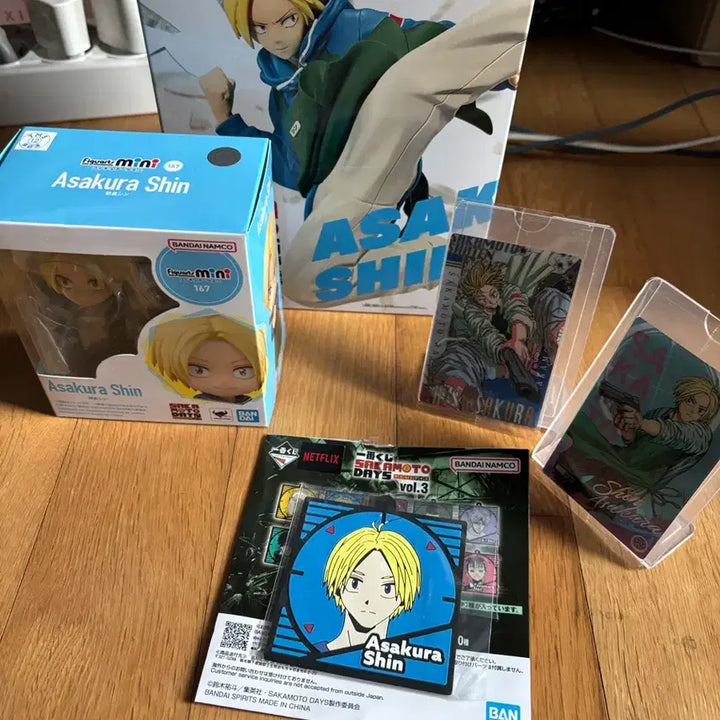 [BUNJANG] Sakamoto Days Asakura Shin Figure Set / [정품/미개봉] 반다이 사카모토 데이즈 아사쿠라 신 피규어 굿즈 세트