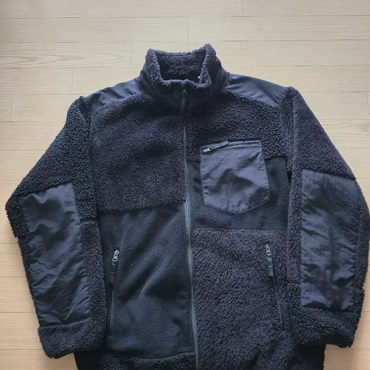 [BUNJANG] Uniqlo Engineered Garments Fleece Jacket / 유니클로 엔지니어드가먼츠 후리스 자켓 블랙 L