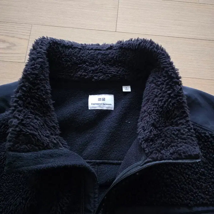 [BUNJANG] Uniqlo Engineered Garments Fleece Jacket / 유니클로 엔지니어드가먼츠 후리스 자켓 블랙 L