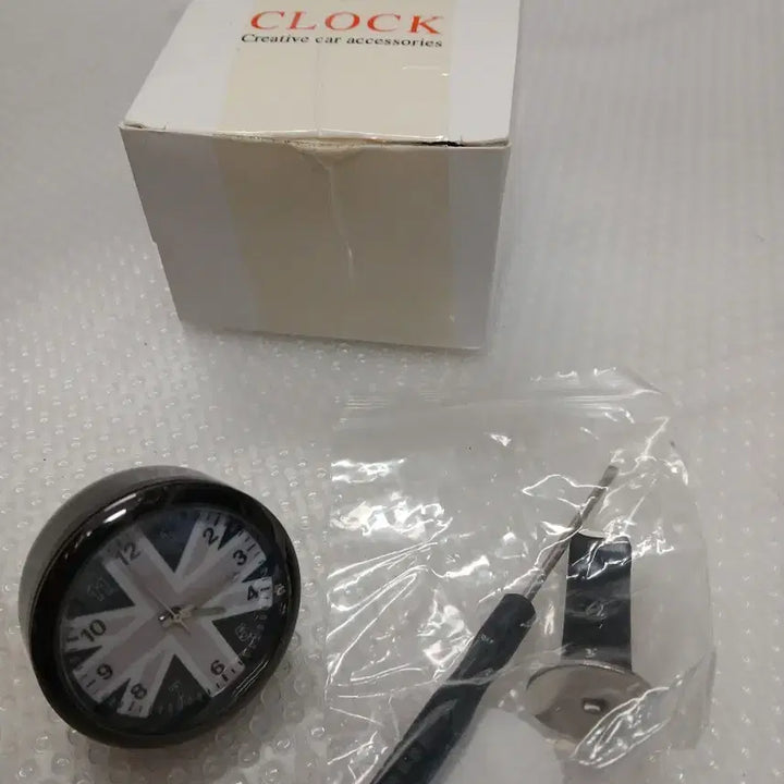 [BUNJANG] Creative Car Accessories - Black British Flag Clock / 차량용 시계 - Creative car accessories (새제품)