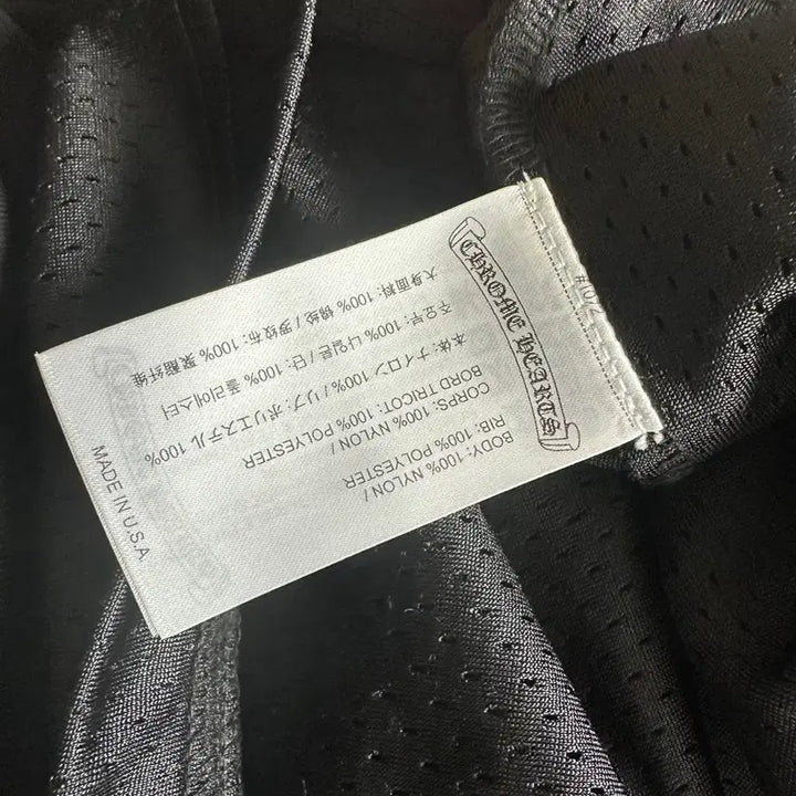 [BUNJANG] Chrome Hearts Mesh Stadium Jersey Black / 크롬하츠 메쉬 스타디움 저지 블랙 새상품