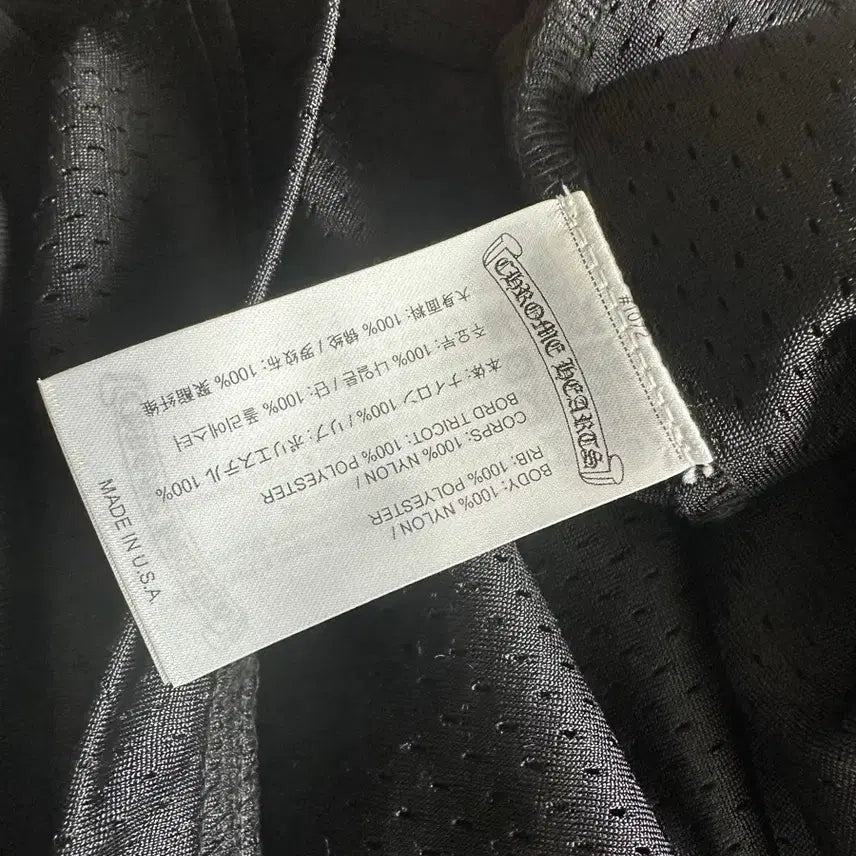 [BUNJANG] Chrome Hearts Mesh Stadium Jersey Black / 크롬하츠 메쉬 스타디움 저지 블랙 새상품