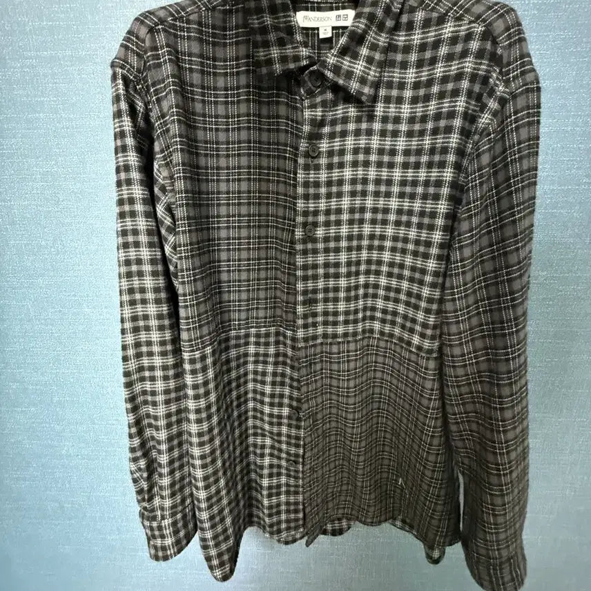 [BUNJANG] JW Anderson Uniqlo Check Shirt / [M] JW엔더슨 유니클로 체크셔츠