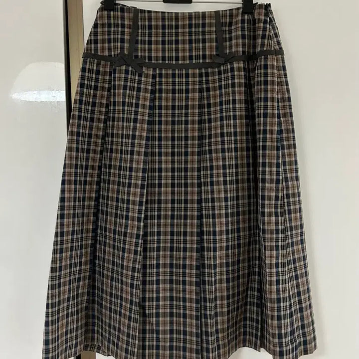 [BUNJANG] Bitter Cells Check Pleated Skirt (S) / (새상품, 택o)비터셀즈 체크 플리츠 스커트(s)