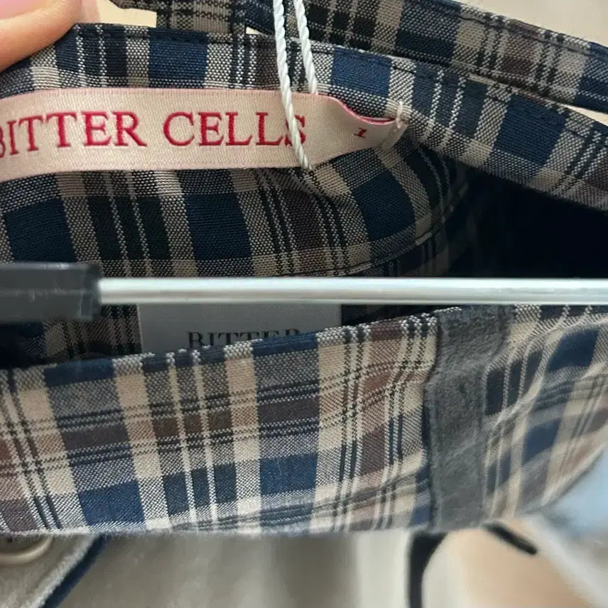 [BUNJANG] Bitter Cells Check Pleated Skirt (S) / (새상품, 택o)비터셀즈 체크 플리츠 스커트(s)