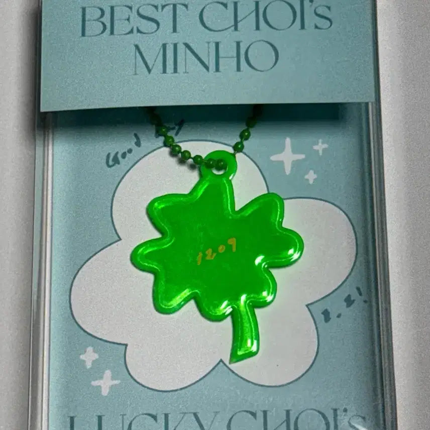 [BUNJANG] SHINee Minho Clover Keyring / 샤이니 민호 베스트 초이스 클로버 키링