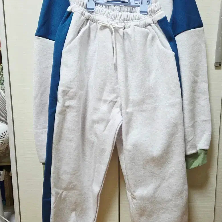 [BUNJANG] Unisex Oversized Fleece Training Set / 트레이닝세트