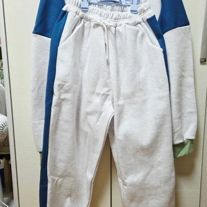 [BUNJANG] Unisex Oversized Fleece Training Set / 트레이닝세트