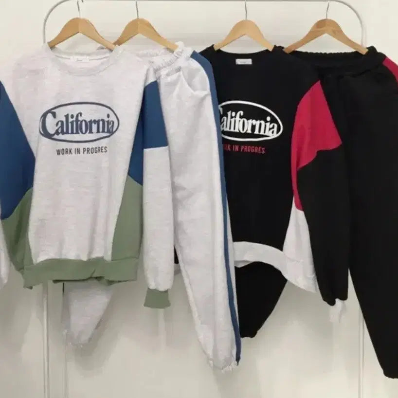 [BUNJANG] Unisex Oversized Fleece Training Set / 트레이닝세트