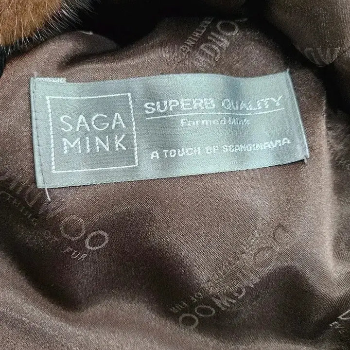 [BUNJANG] Dongwoo Fur Zebra Mink Coat / 동우모피  사가밍크 지브라 통밍크코트  55~77초