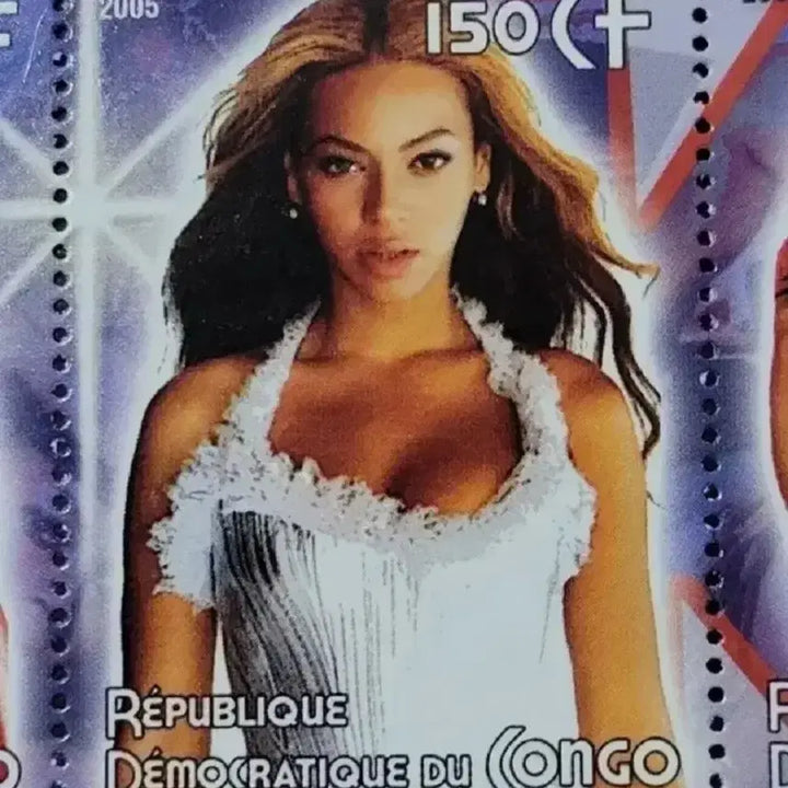 [BUNJANG] Beyonce Knowles 2005 Commemorative Stamp / 2005년 미국최고의 가수 비욘세 기념 우표 Beyonce Knowle
