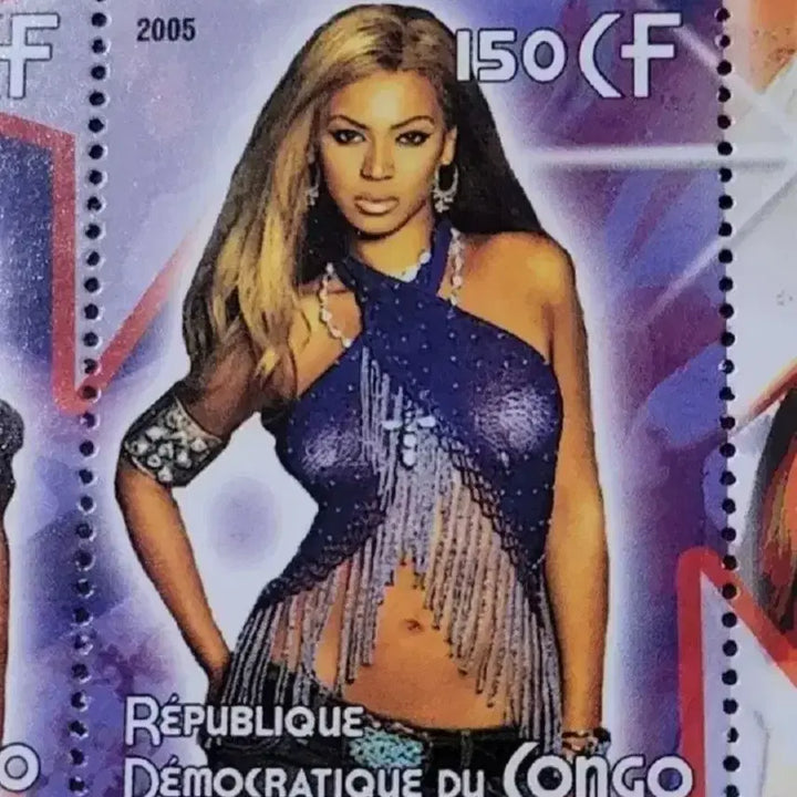 [BUNJANG] Beyonce Knowles 2005 Commemorative Stamp / 2005년 미국최고의 가수 비욘세 기념 우표 Beyonce Knowle