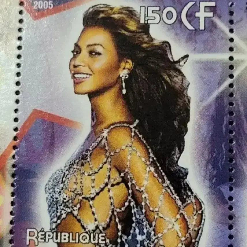 [BUNJANG] Beyonce Knowles 2005 Commemorative Stamp / 2005년 미국최고의 가수 비욘세 기념 우표 Beyonce Knowle