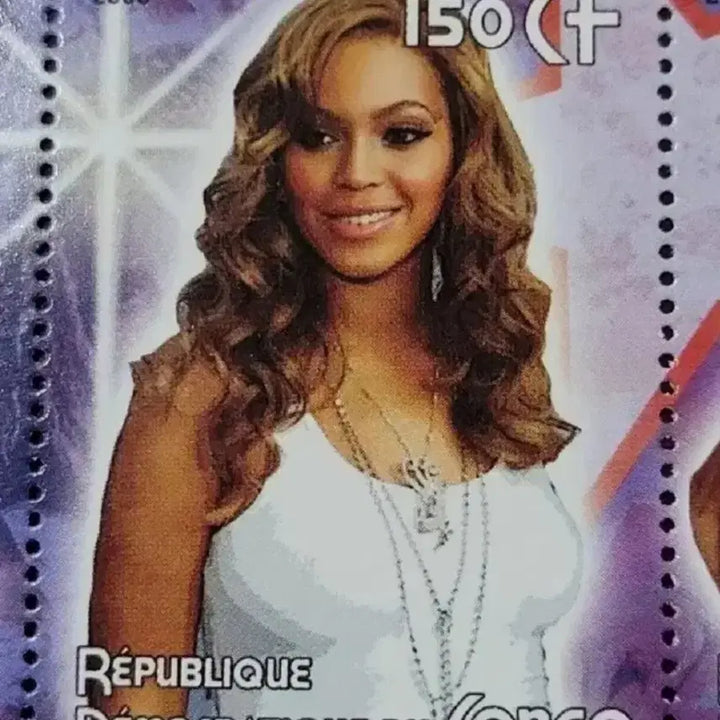 [BUNJANG] Beyonce Knowles 2005 Commemorative Stamp / 2005년 미국최고의 가수 비욘세 기념 우표 Beyonce Knowle