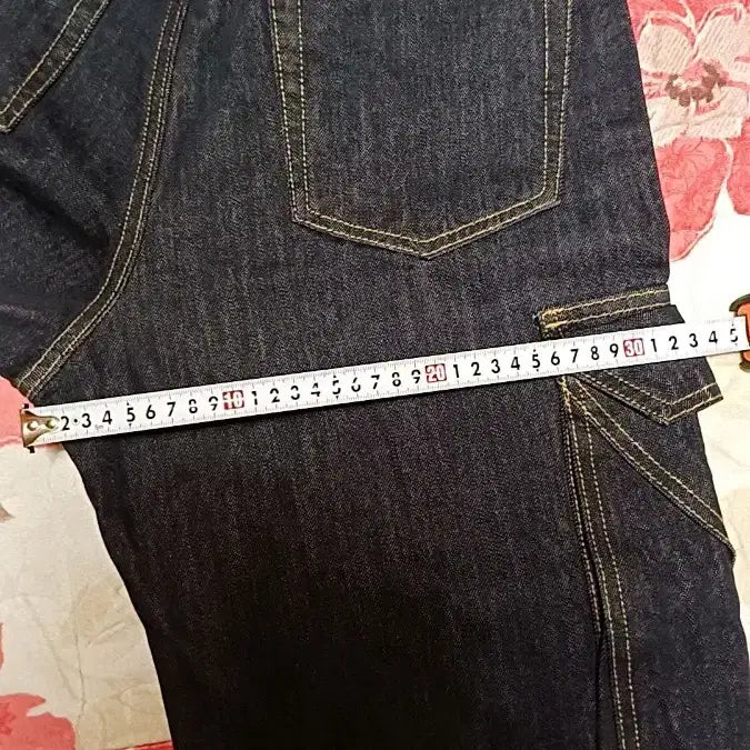 [BUNJANG] 8Seconds Wide Denim Cargo Pants Women's 30 inch / 에잇세컨즈 와이드데님 카고팬츠 여성30인치 기장107